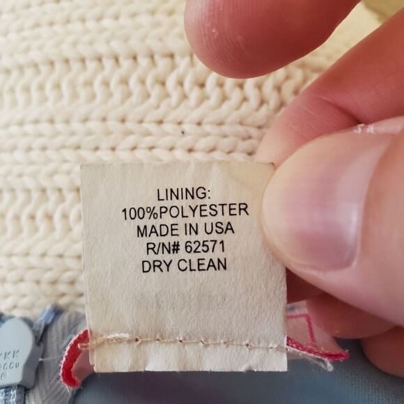 Love Ady Tiered Fit-&-Flare Dress size Medium in Light Blue/White - NEW - Picture 10 of 11